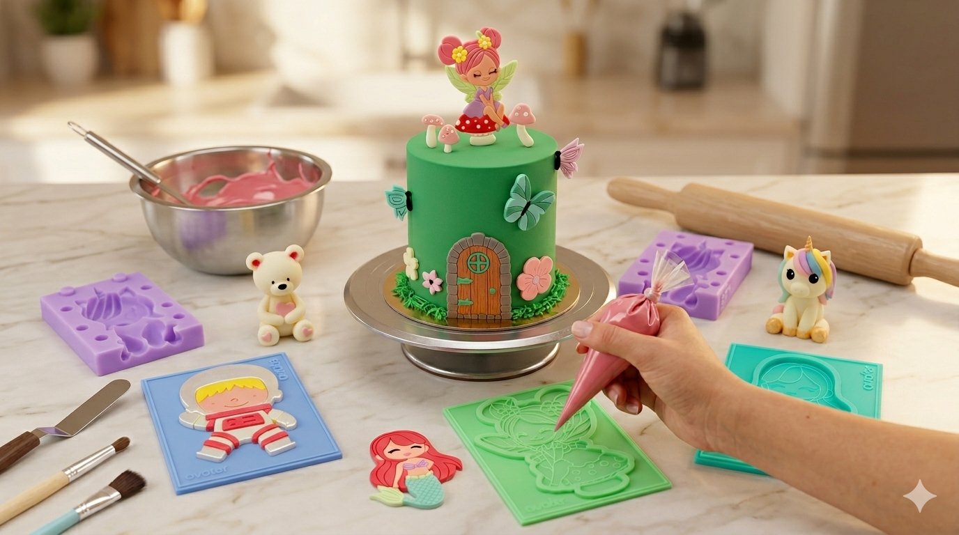 How to Make Theme Cake Decorations Without Sculpting Skills