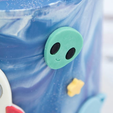 UFO and flying saucer shapes in silicone mold