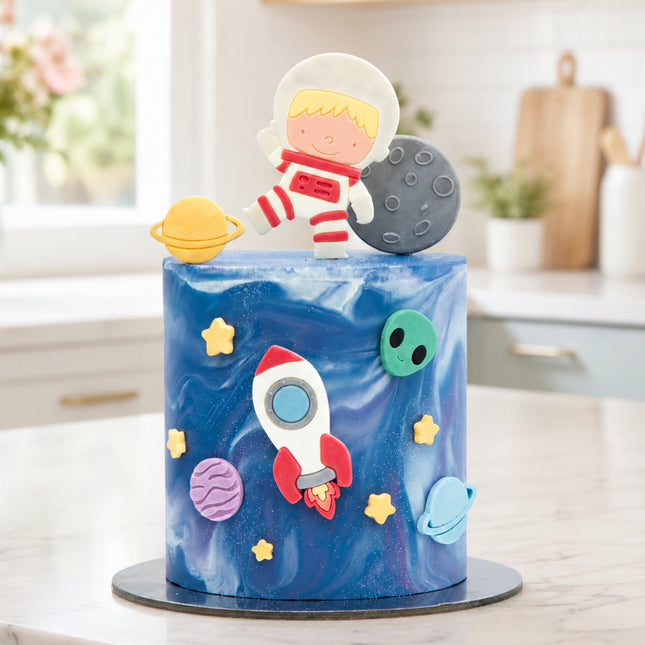 space theme cake 