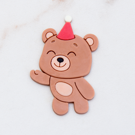 Festive bear shapes for birthday treats