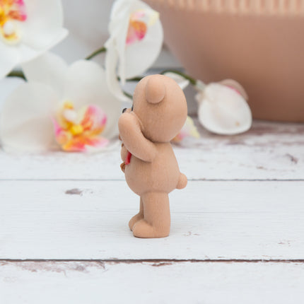 3D Teddy Bear Holding a Teddy Silicone Mold