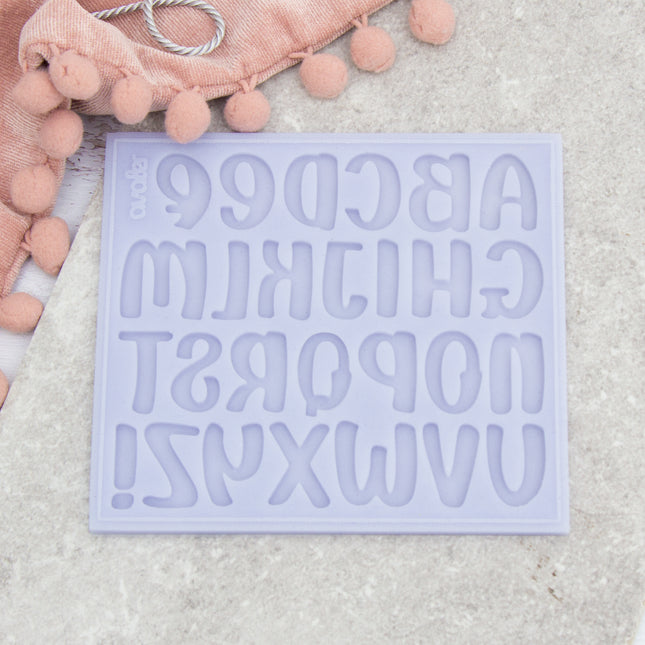 “Bella” Alphabet Silicone Mold Bundle – 1.5 cm & 2 cm