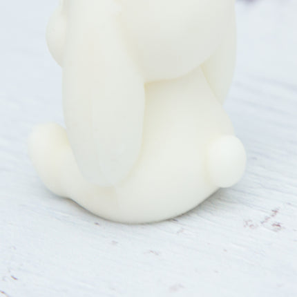 3D Sitting Bunny with Flower Crown Silicone Mold