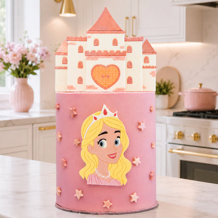 Castle Silicone Mold for Chocolate & Fondant