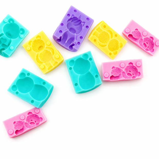 3d molds Product photography on white background