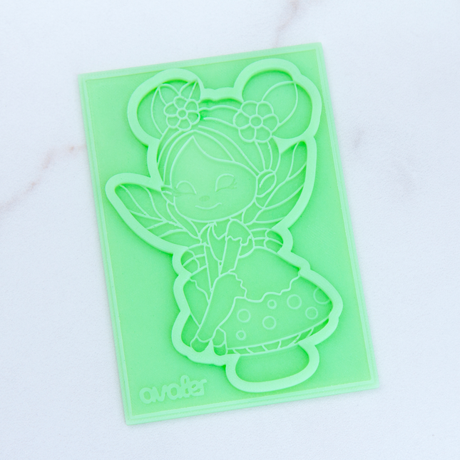 Handmade fairy chocolate mold with magical details
