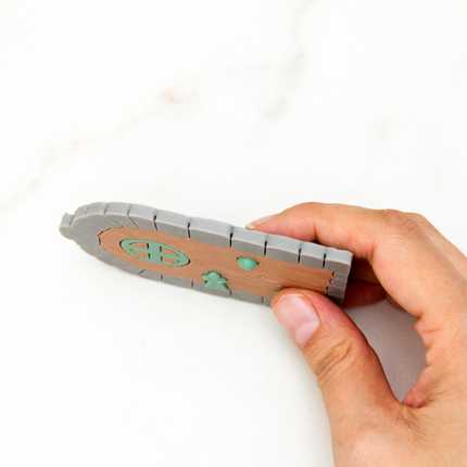 Forest mold showing multiple mushroom cavities