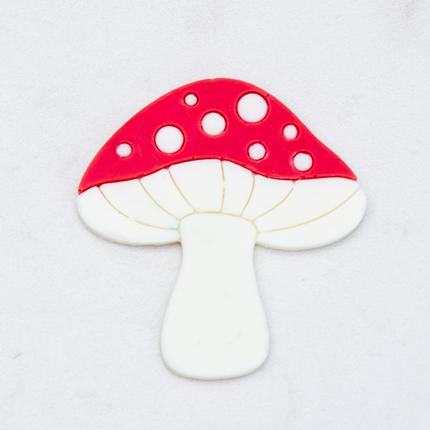 Woodland mushroom silicone mold details