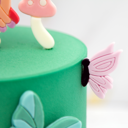 small butterfly silicone mold for chocolate and candy