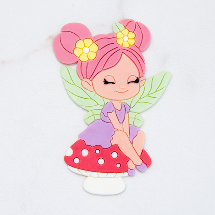 Finished chocolate fairies from silicone mold