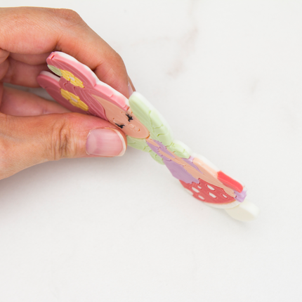 Detailed fairy figure in food-grade silicone