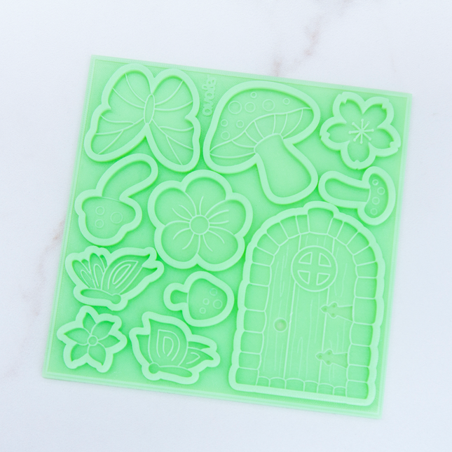 Woodland forest chocolate mold handmade