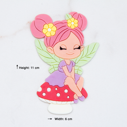 Fairy silicone mold size chart and dimensions