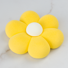 Handmade daisy flower silicone cake mold with detailed petal texture
