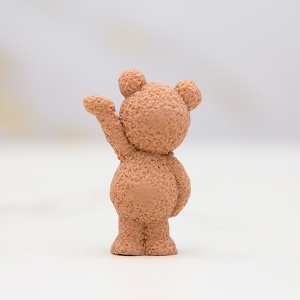 3D bear mold with waving hand design