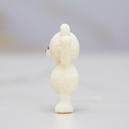 3D bear silicone mold showing depth and texture