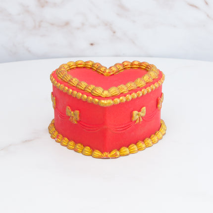 Lambeth Heart Vintage Cake Silicone Mold