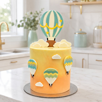 Hot Air Balloon Silicone Mold for Chocolate & Fondant
