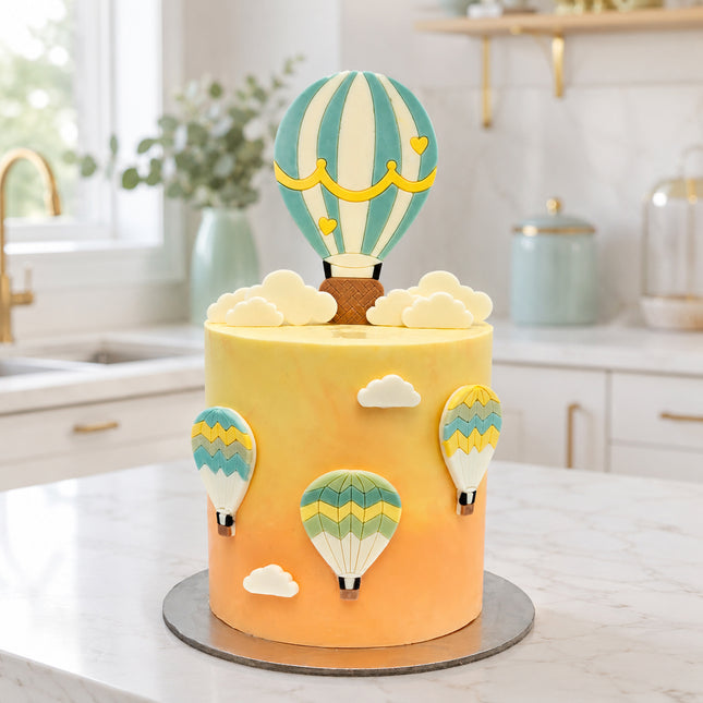 Hot Air Balloon Silicone Mold for Chocolate & Fondant