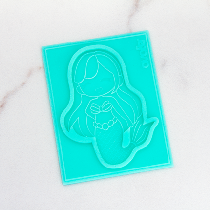 Handmade mermaid chocolate mold design