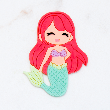 Finished chocolate mermaids from silicone mold