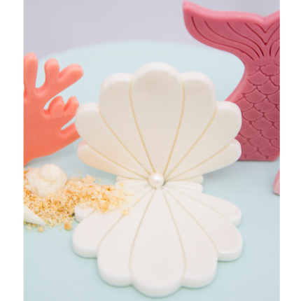 Detailed sea life shell in silicone mold