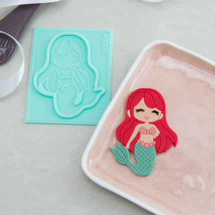 Mermaid Silicone Mold for Chocolate & Fondant