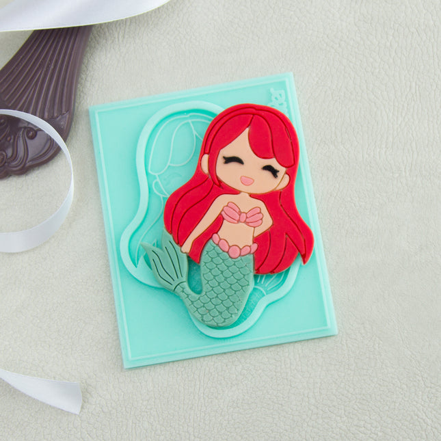 Mermaid Silicone Mold for Chocolate & Fondant
