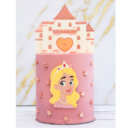 Princess castle silicone mold showing architectural details