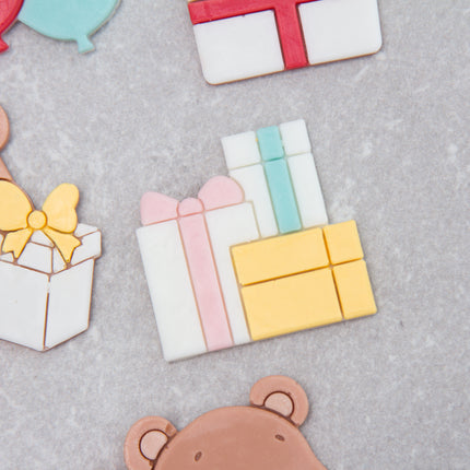 Teddy Bear Party Silicone Mold for Chocolate & Fondant