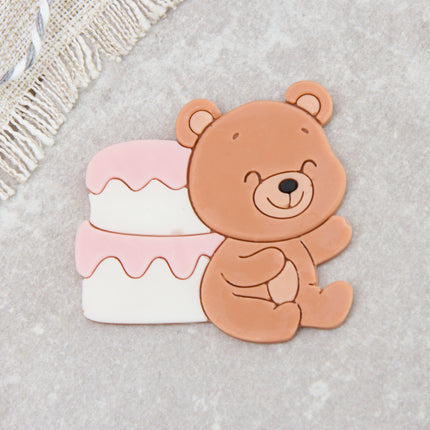 Teddy Bear Party Silicone Mold for Chocolate & Fondant