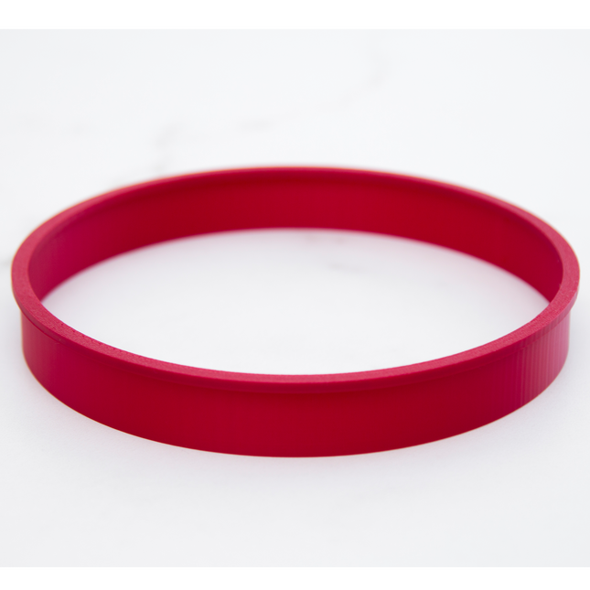 Plastic round cake cutter and mold