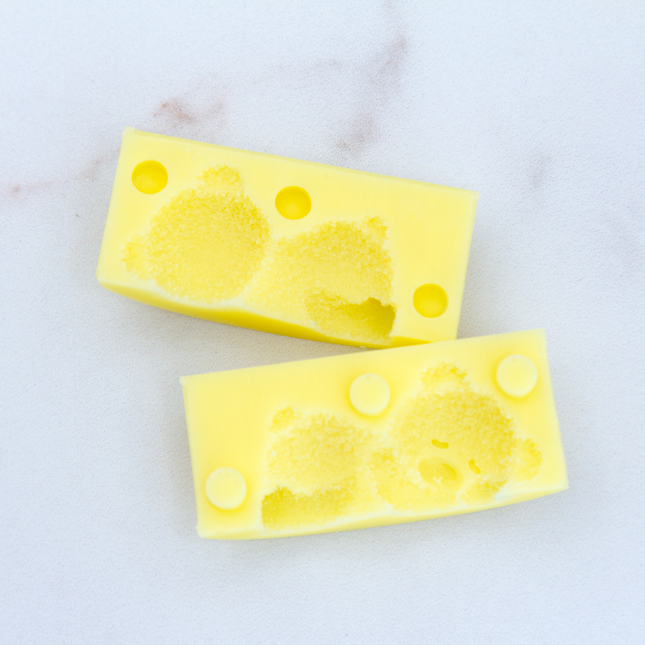 Small sleeping teddy bear chocolate mold