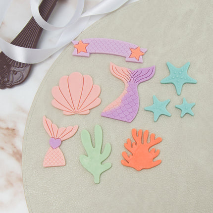 Under the Sea - Mermaid & Sea Life Silicone Mold Bundle