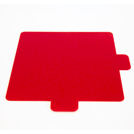 Holographic tapping board showing reflective surface