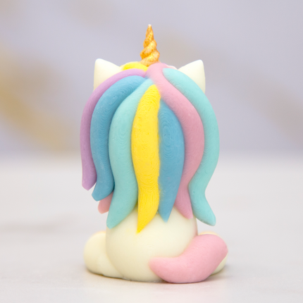 3D unicorn silicone mold cavity details