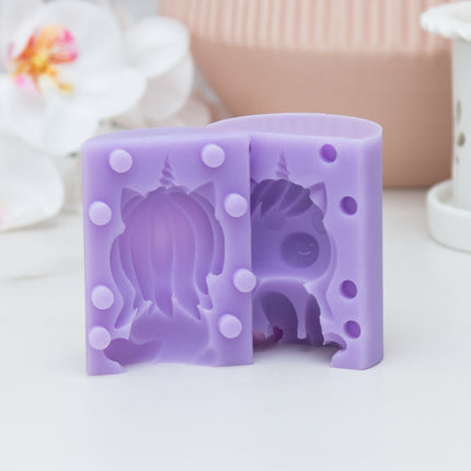 3D Unicorn Cake Topper Silicone Mold